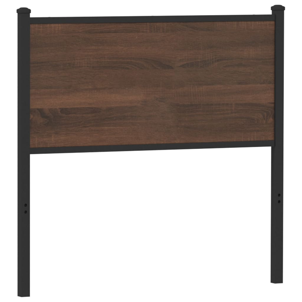 vidaXL Wymienne wezgłowie, brązowy dąb, 80 cm