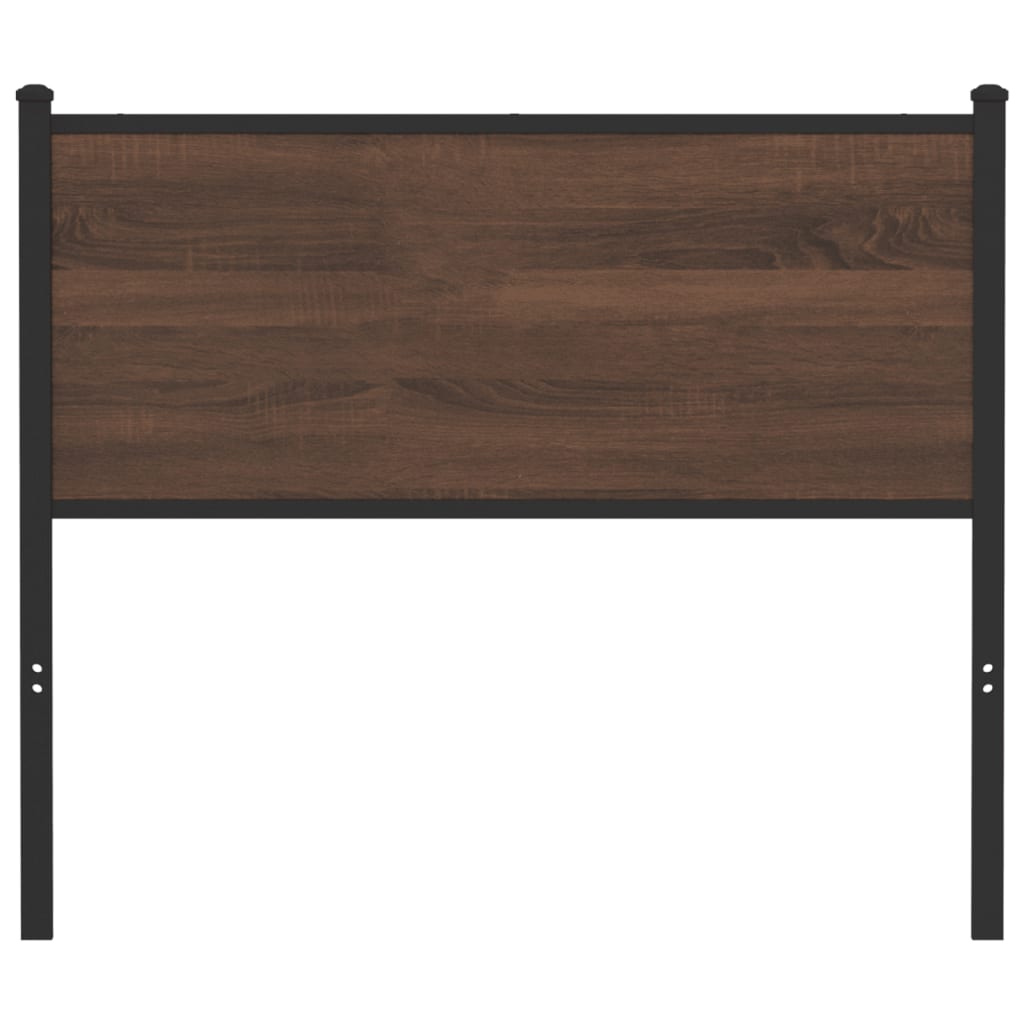 vidaXL Wymienne wezgłowie, brązowy dąb, 100 cm
