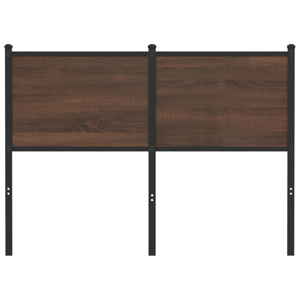 vidaXL Wymienne wezgłowie, brązowy dąb, 120 cm