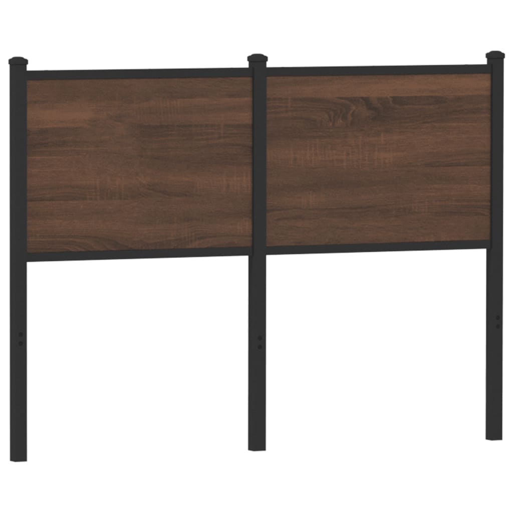 vidaXL Wymienne wezgłowie, brązowy dąb, 120 cm