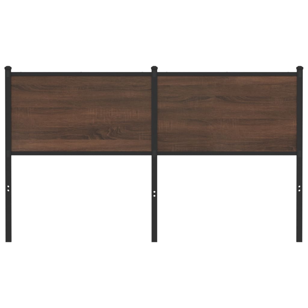 vidaXL Wymienne wezgłowie, brązowy dąb, 140 cm