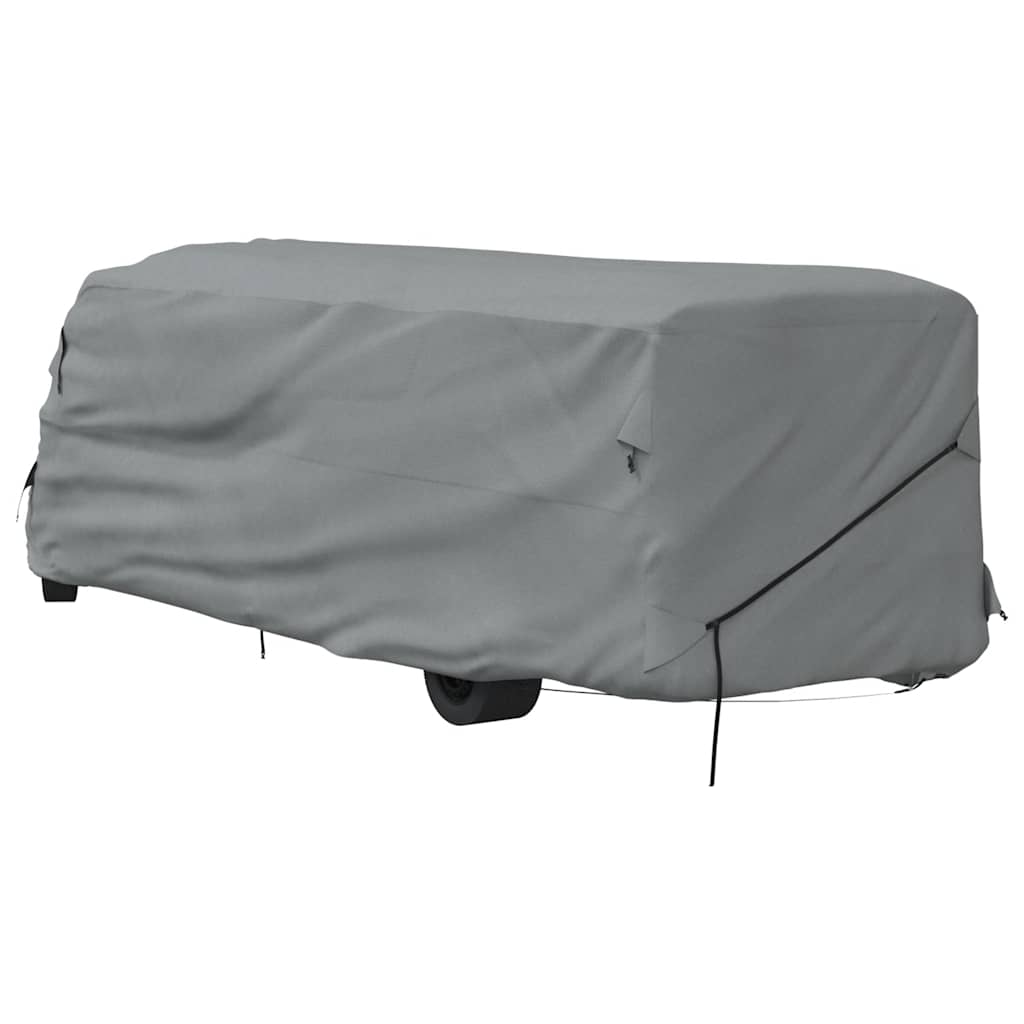 vidaXL Pokrowce na kampery, szare, 870x235x275 cm, włóknina