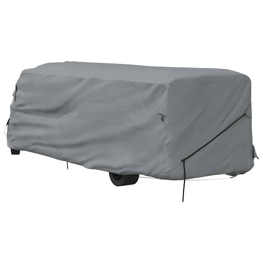 vidaXL Pokrowce na kampery, szare, 970x235x275 cm, włóknina