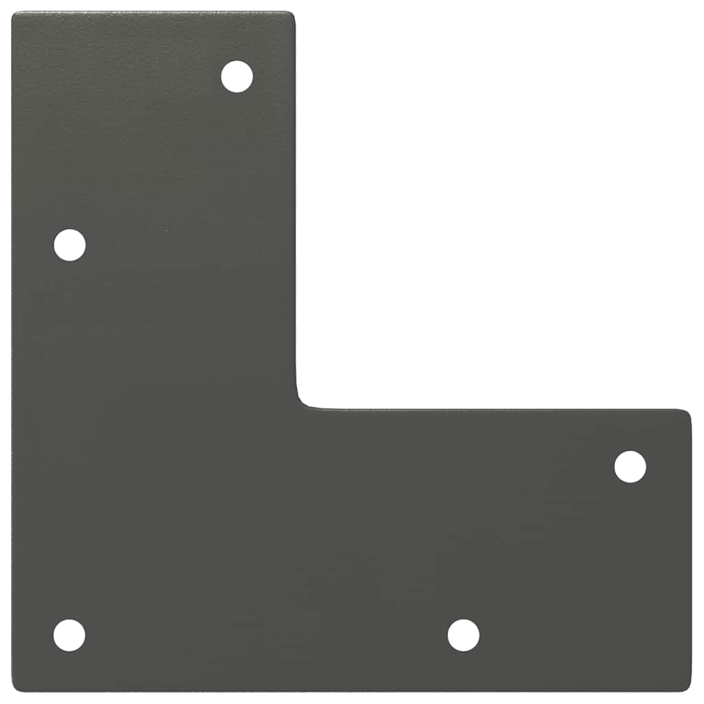 vidaXL Nogi do stolika kawowego 4 szt. Antracyt 10 cm Stal lite