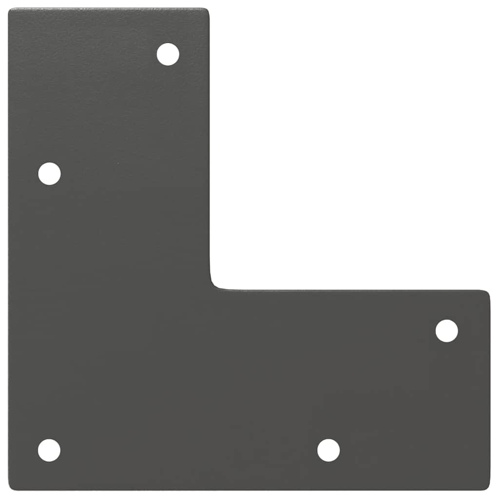 vidaXL Nogi do stolika kawowego 4 szt. Antracyt 20 cm Stal lite