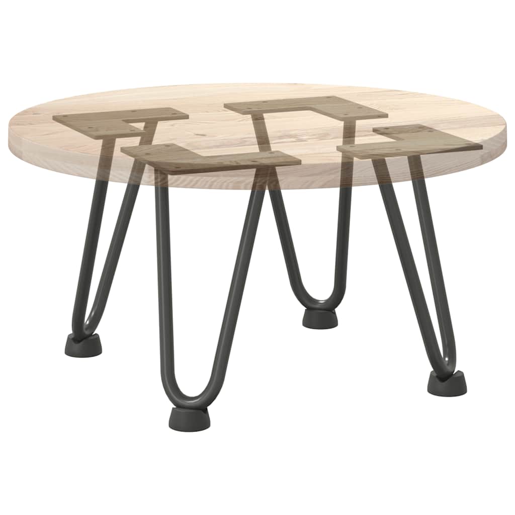 vidaXL Nogi do stolika kawowego 4 szt. Antracyt 20 cm Stal lite