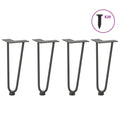vidaXL Nogi do stolika kawowego 4 szt. Antracyt 30 cm Stal lite