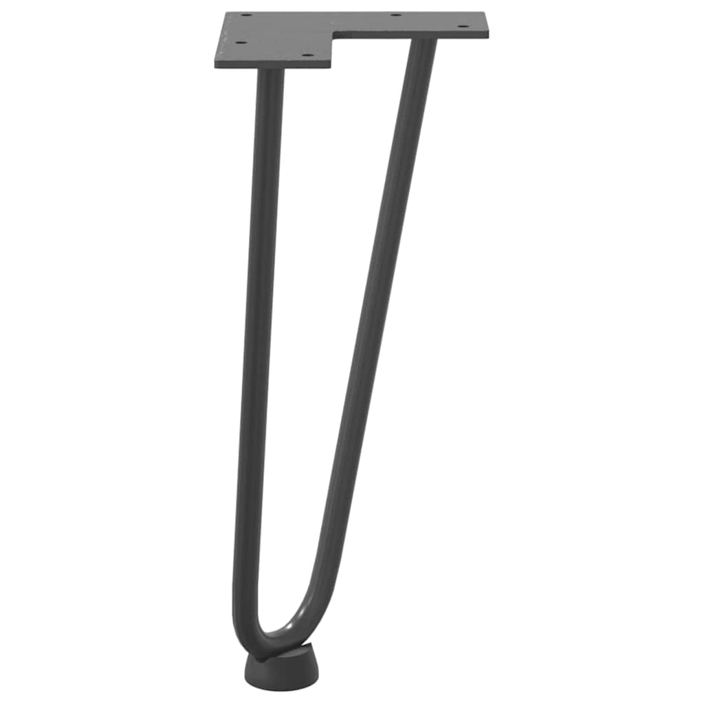 vidaXL Nogi do stolika kawowego 4 szt. Antracyt 30 cm Stal lite