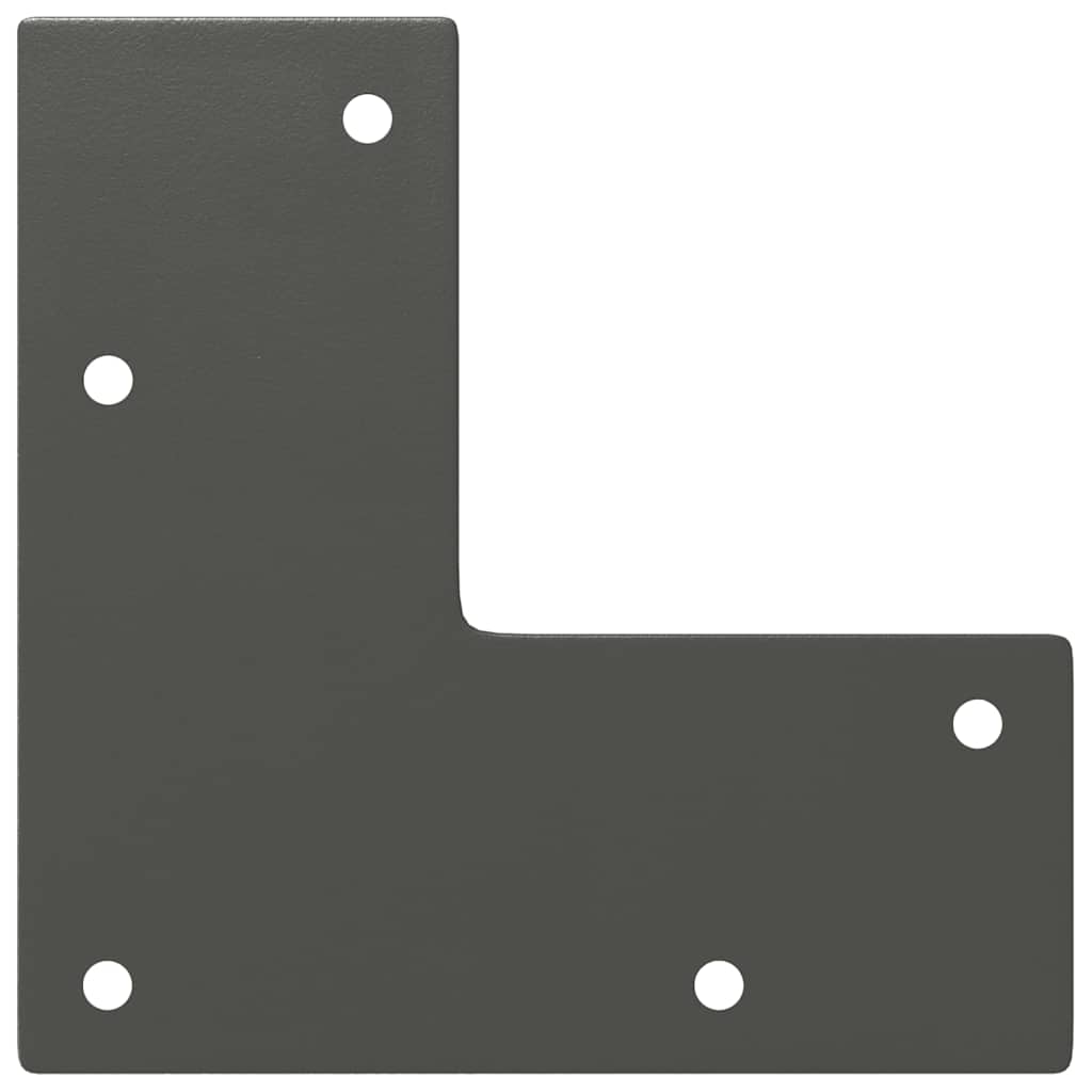 vidaXL Nogi do stolika kawowego 4 szt. Antracyt 30 cm Stal lite