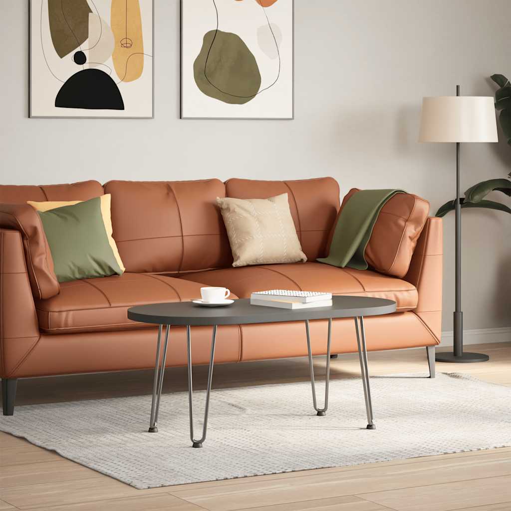 vidaXL Nogi do stolika kawowego 4 szt. Naturalna stal 42 cm Solidna stal
