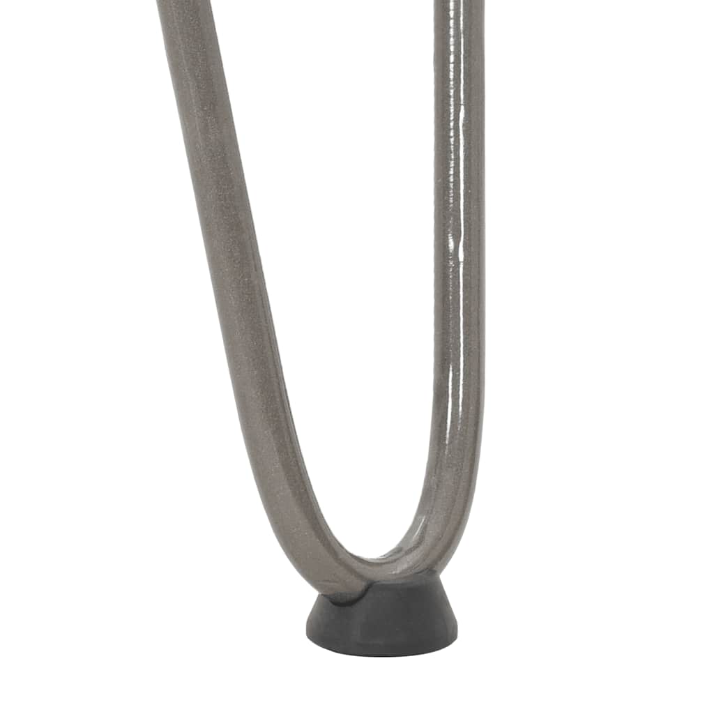 vidaXL Nogi do stolika kawowego 4 szt. Naturalna stal 42 cm Solidna stal
