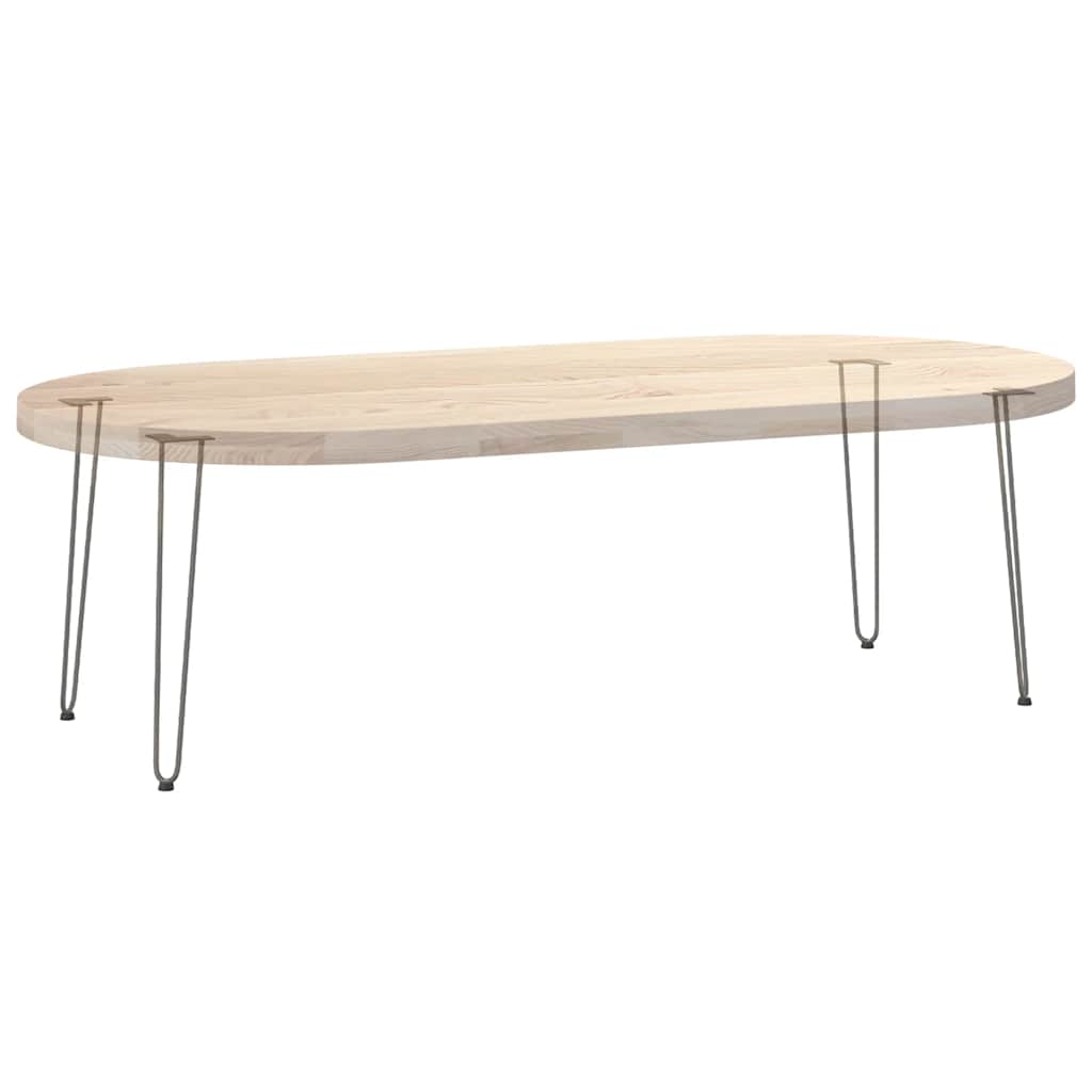 vidaXL nogi do stolików konsolowych do stolika konsolowego 4 szt. Naturalna stal 72 cm Solidna stal