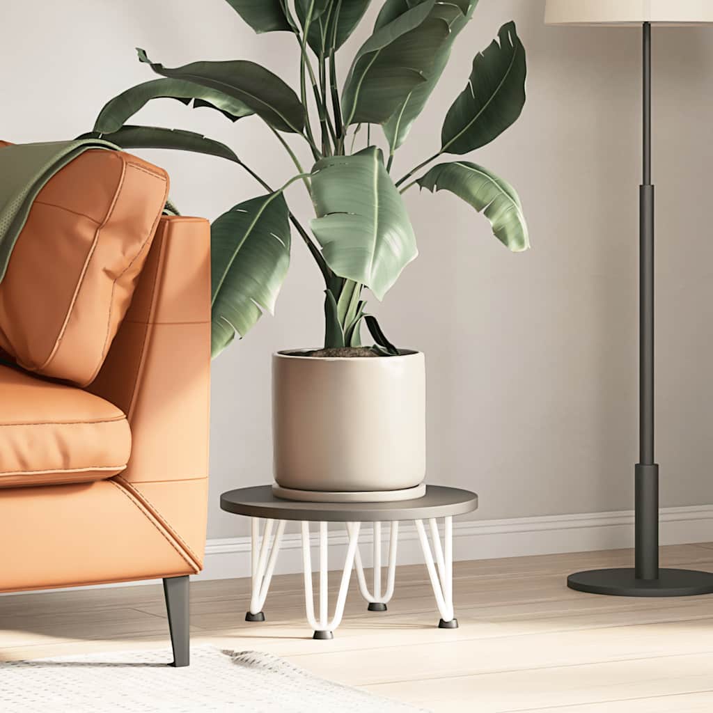 vidaXL Nogi do stolika kawowego w kształcie spinki do włosów 4 szt. Białe 20 cm Stal lite