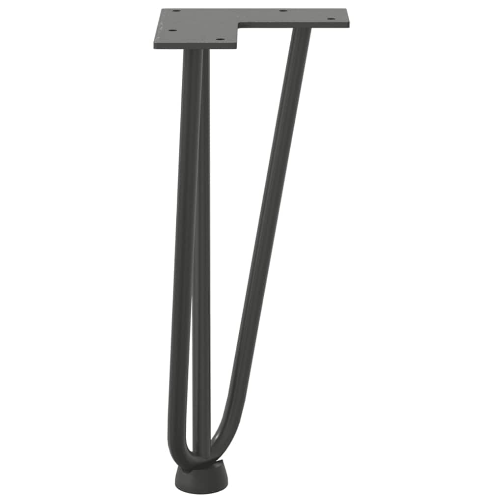 vidaXL Nogi do stolika kawowego 4 szt. Antracyt 30 cm Stal lite