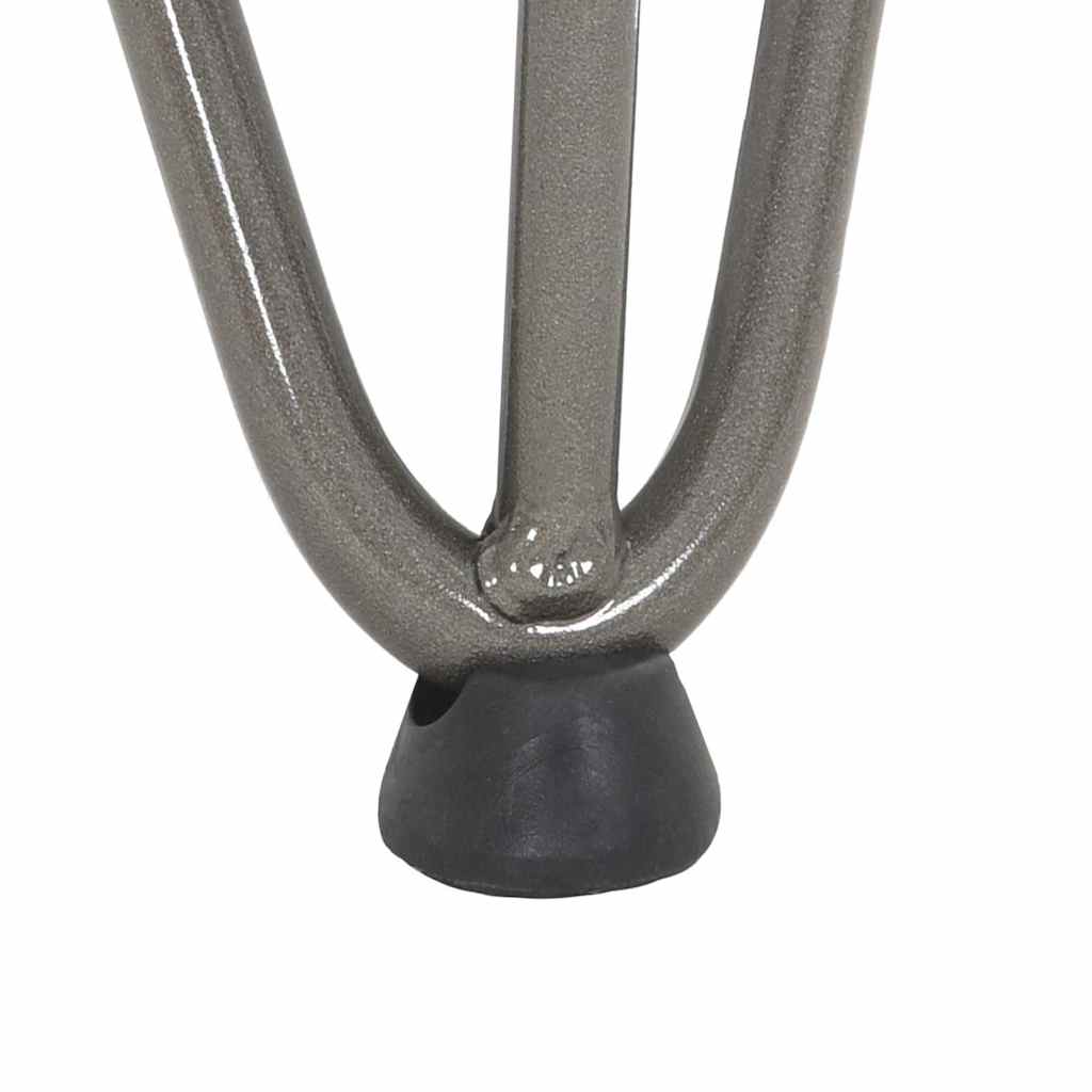 vidaXL Nogi do stolika kawowego 4 szt. Naturalna stal 30 cm Solidna stal