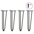 vidaXL Nogi do stolika kawowego 4 szt. Antracyt 42 cm Stal lite
