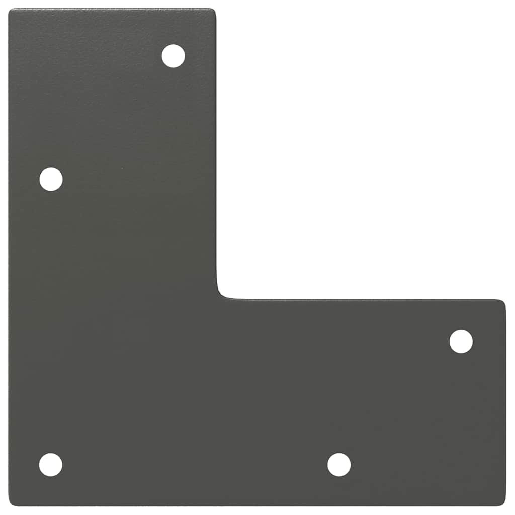 vidaXL Nogi do stolika kawowego 4 szt. Antracyt 42 cm Stal lite