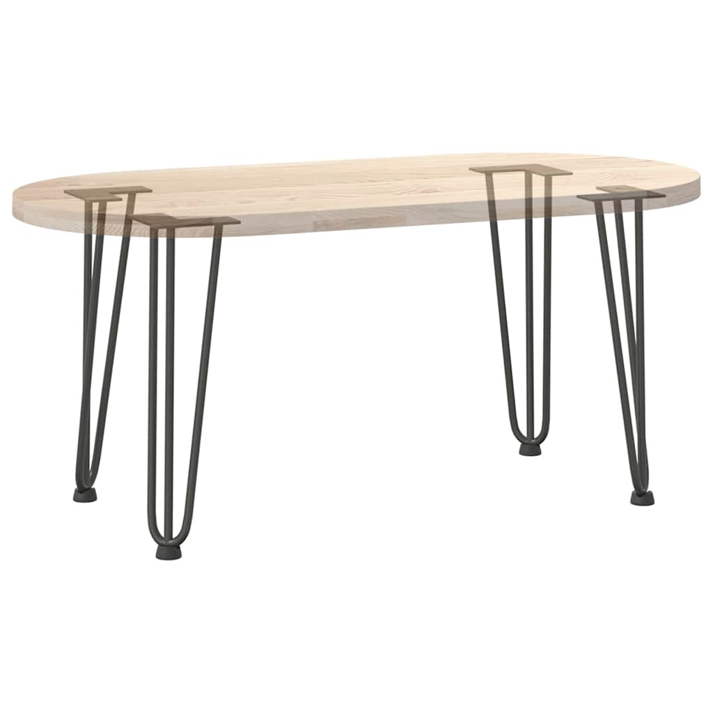 vidaXL Nogi do stolika kawowego 4 szt. Antracyt 42 cm Stal lite