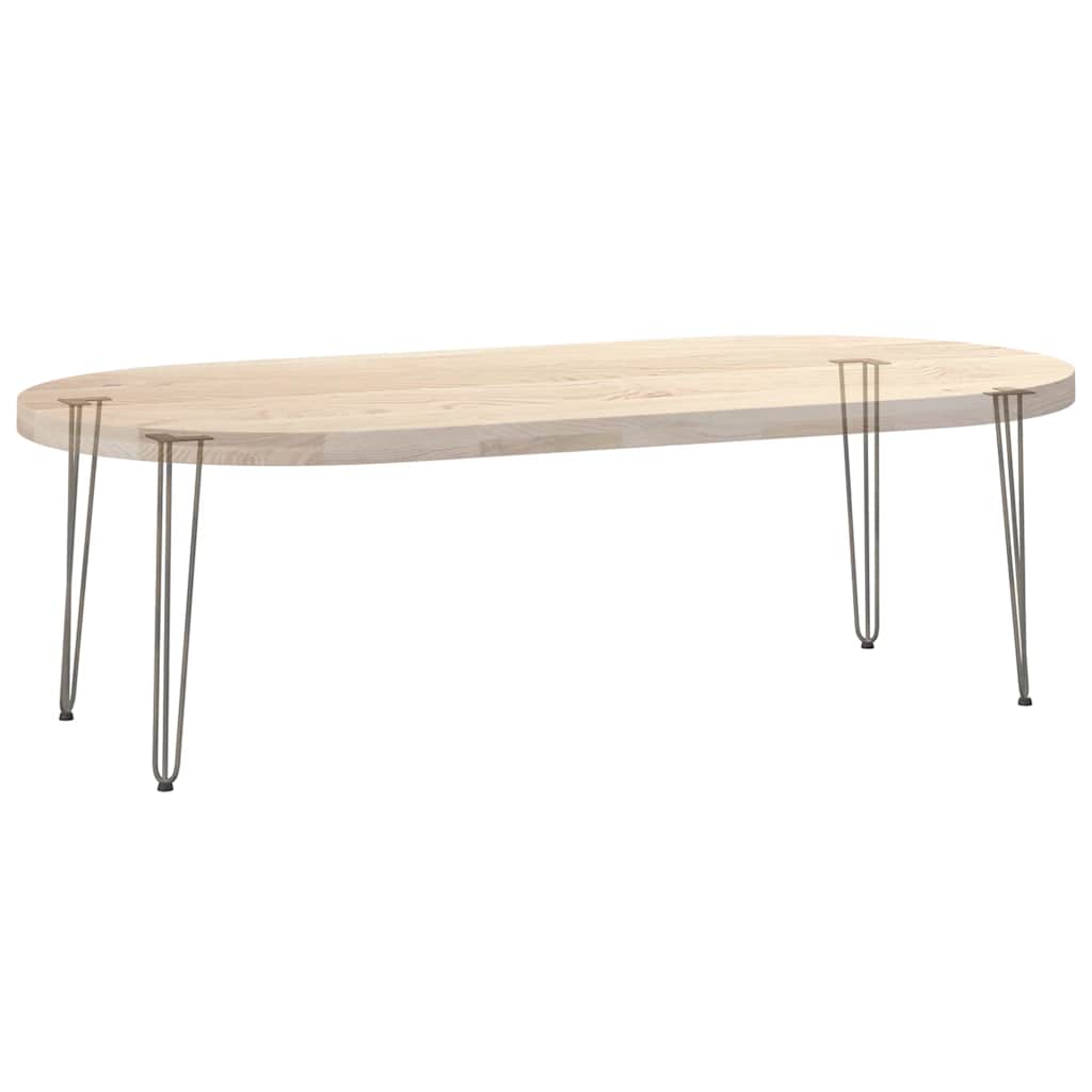 vidaXL nogi do stolików konsolowych do stolika konsolowego 4 szt. Naturalna stal 72 cm Solidna stal
