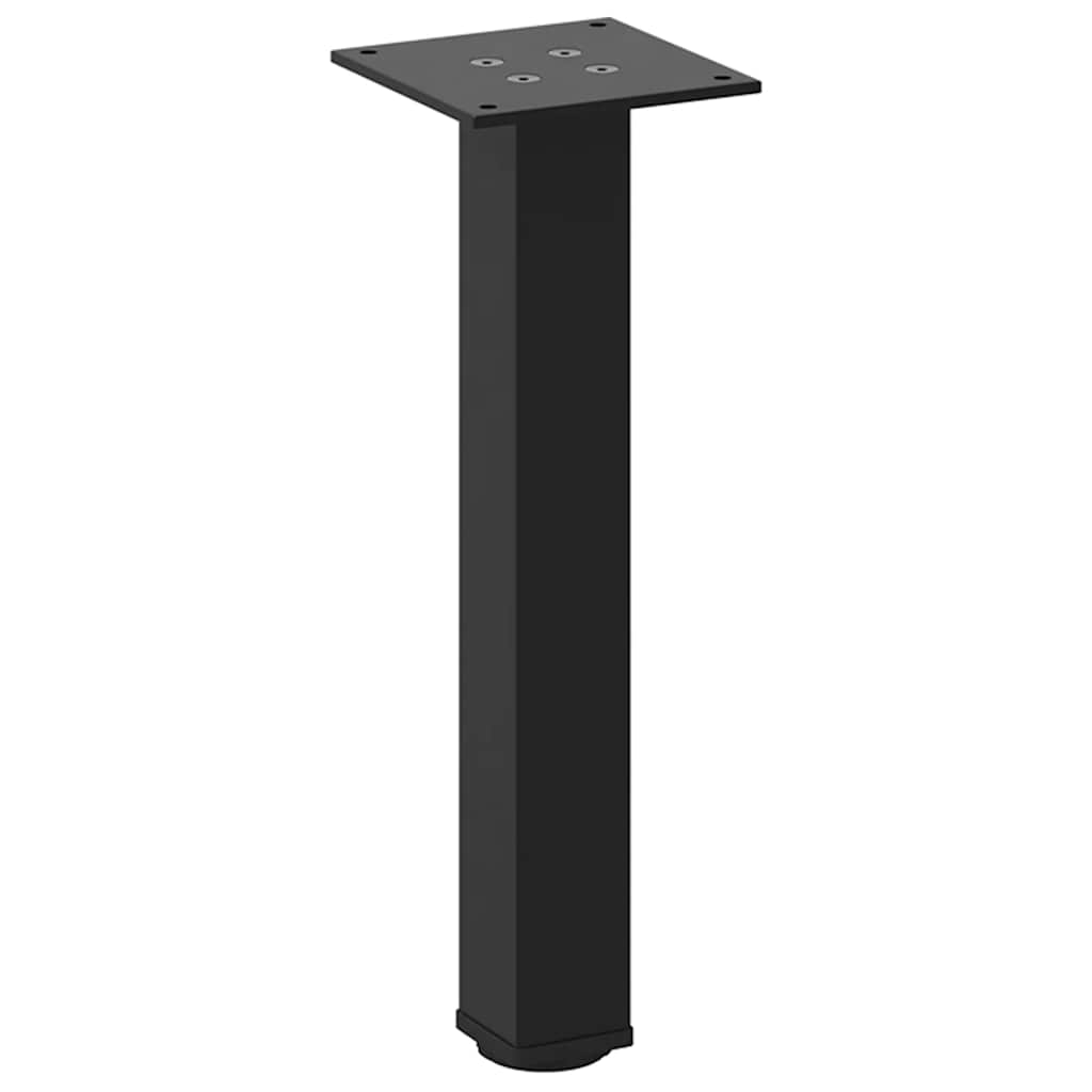 vidaXL Nogi do stolika kawowego 4 szt. Czarne 30-32 cm Stalowe