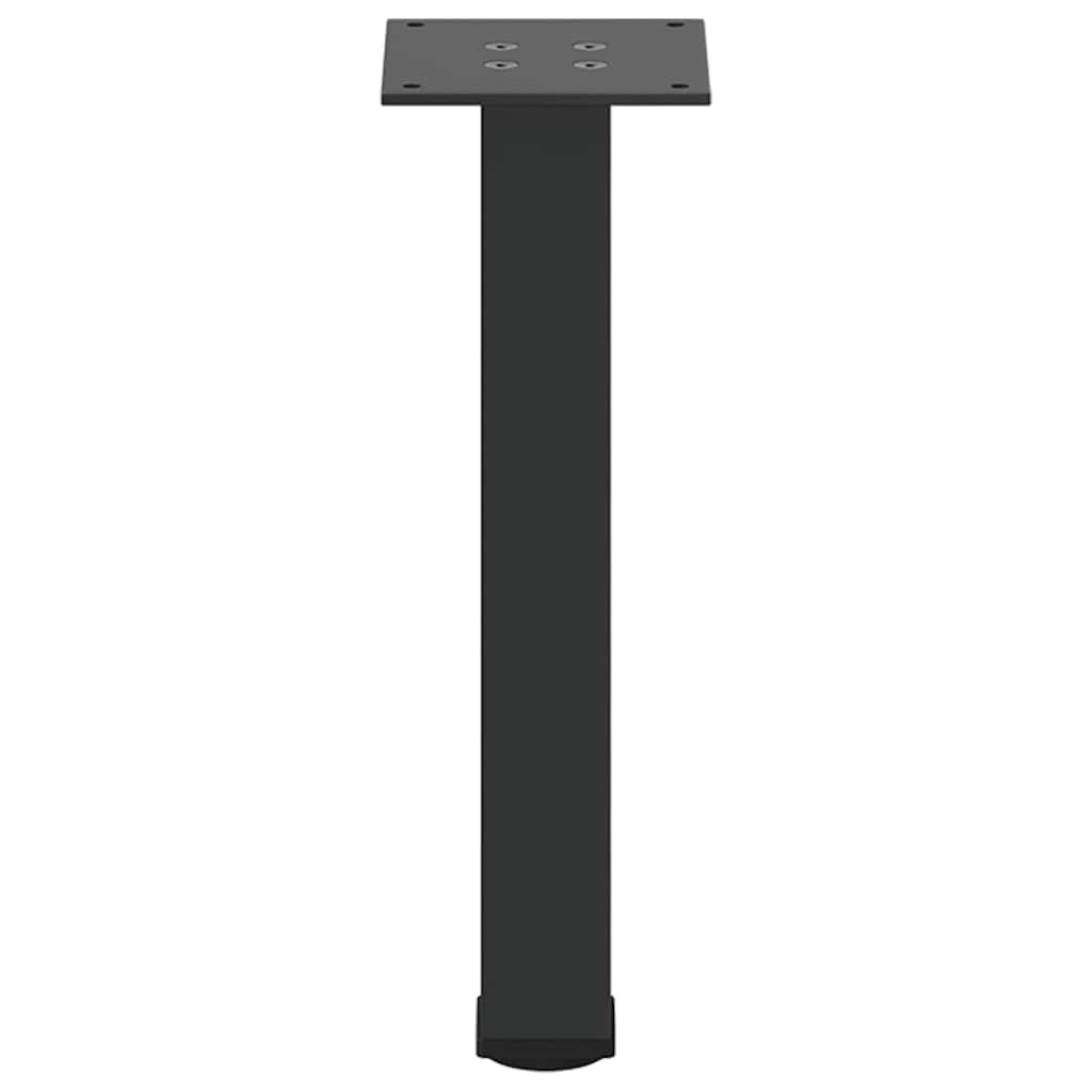 vidaXL Nogi do stolika kawowego 4 szt. Czarne 30-32 cm Stalowe