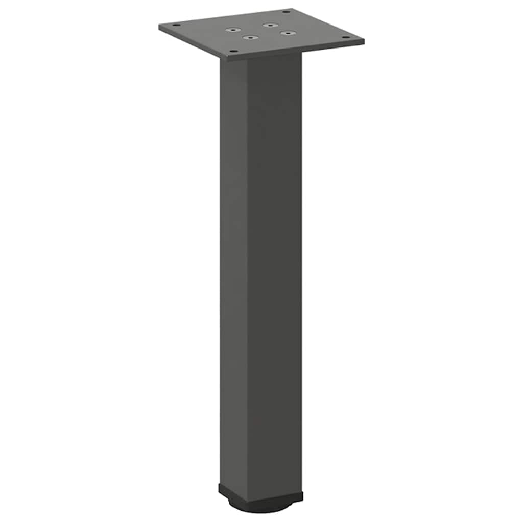 vidaXL Nogi do stolika kawowego 4 szt. Antracyt 30-32 cm Stal