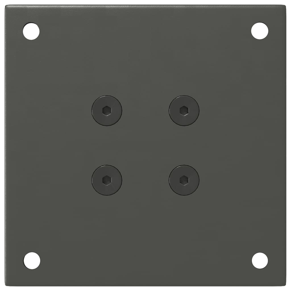 vidaXL Nogi do stolika kawowego 4 szt. Antracyt 30-32 cm Stal