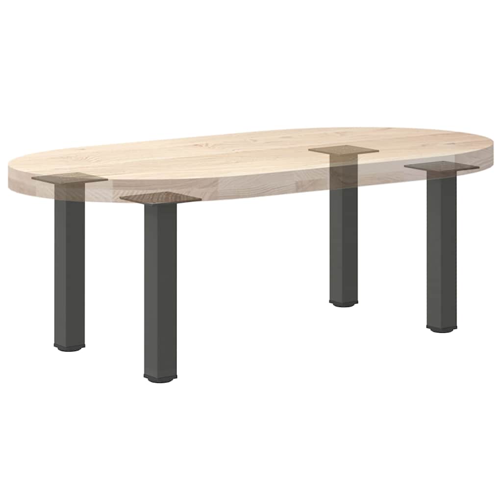 vidaXL Nogi do stolika kawowego 4 szt. Antracyt 30-32 cm Stal