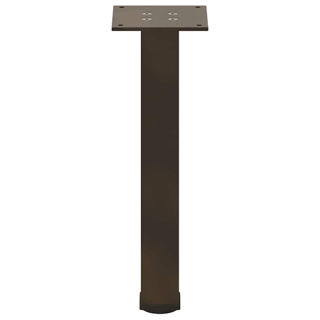 vidaXL Nogi do stolika kawowego 4 szt. Naturalna stal 30-32 cm Stal
