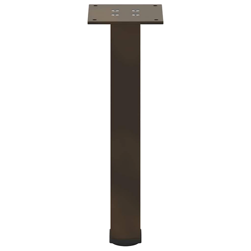 vidaXL Nogi do stolika kawowego 4 szt. Naturalna stal 30-32 cm Stal