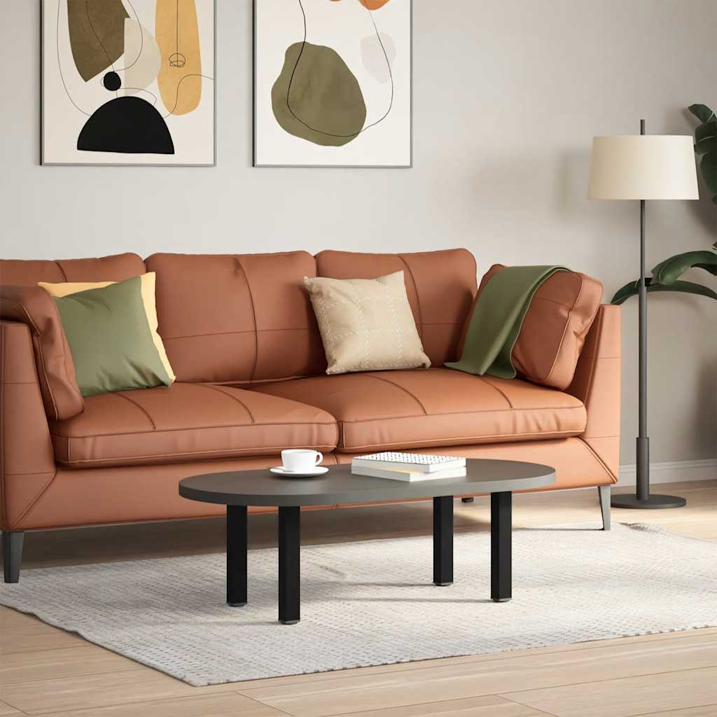 vidaXL Nogi do stolika kawowego 4 szt. Czarne 42-44 cm Stalowe