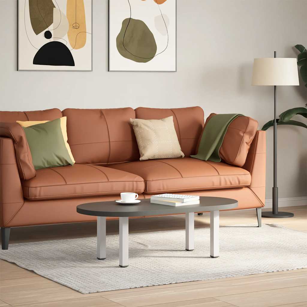 vidaXL Nogi do stolika kawowego 4 szt. Białe 42-44 cm Stal