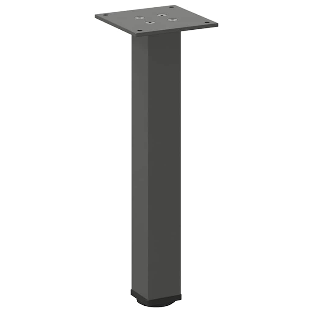 vidaXL Nogi do stolika kawowego 4 szt. Antracyt 42-44 cm Stal