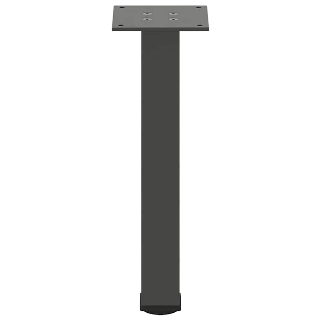 vidaXL Nogi do stolika kawowego 4 szt. Antracyt 42-44 cm Stal
