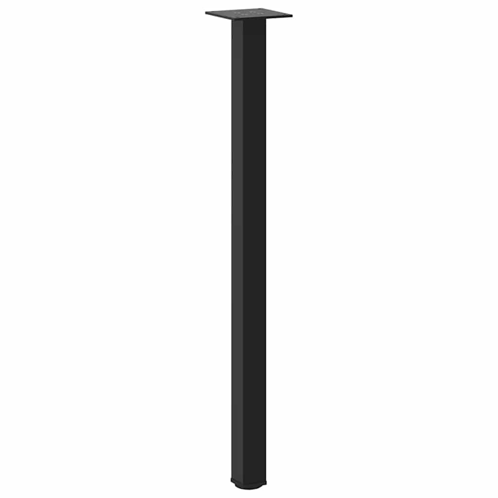 vidaXL Nogi do stołu konsolowego 4 szt. Czarne 72-74 cm Stalowe