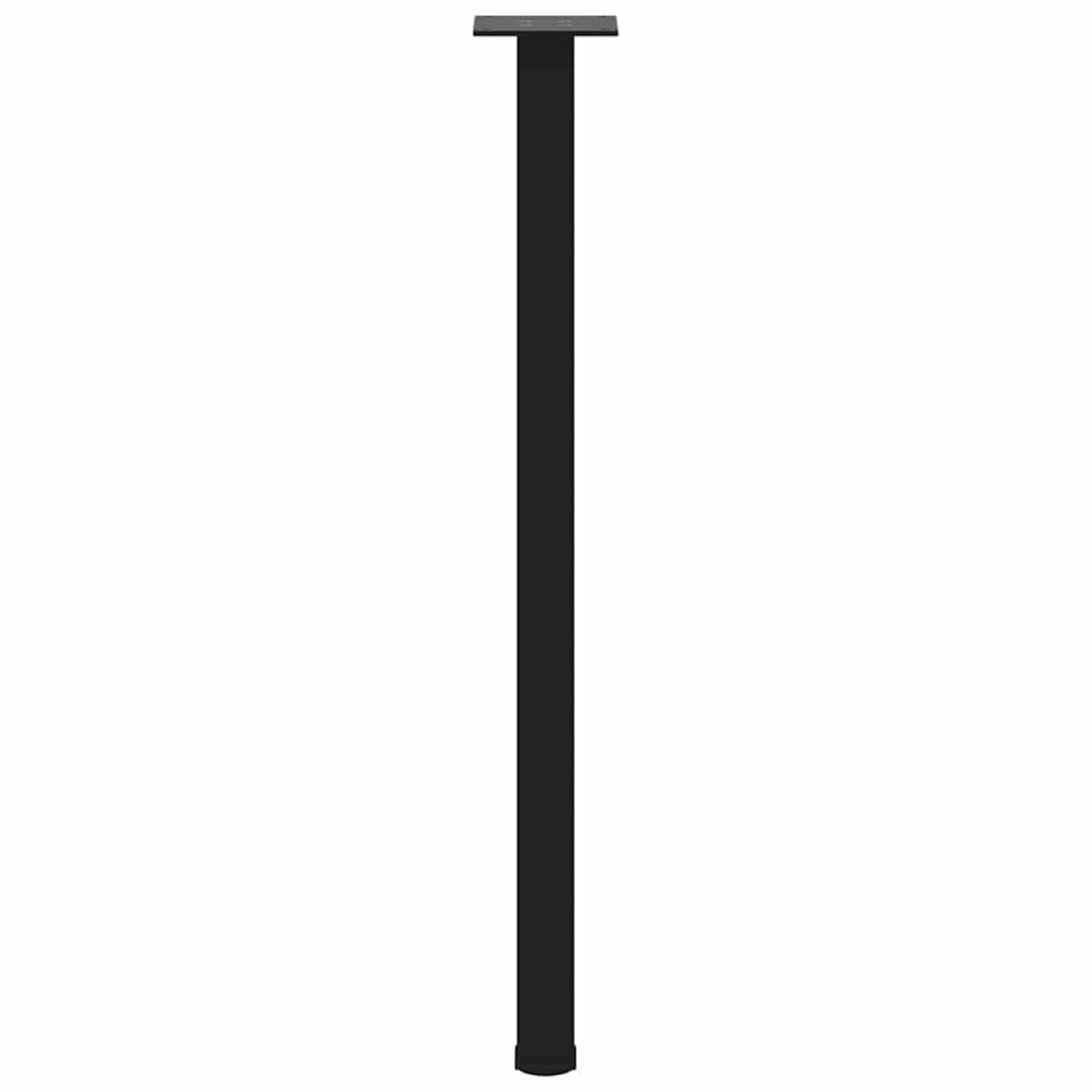 vidaXL Nogi do stołu konsolowego 4 szt. Czarne 72-74 cm Stalowe