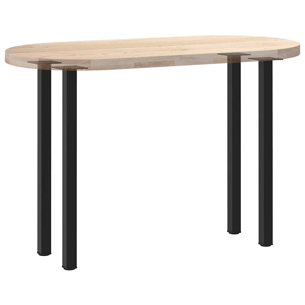 vidaXL Nogi do stołu konsolowego 4 szt. Czarne 72-74 cm Stalowe