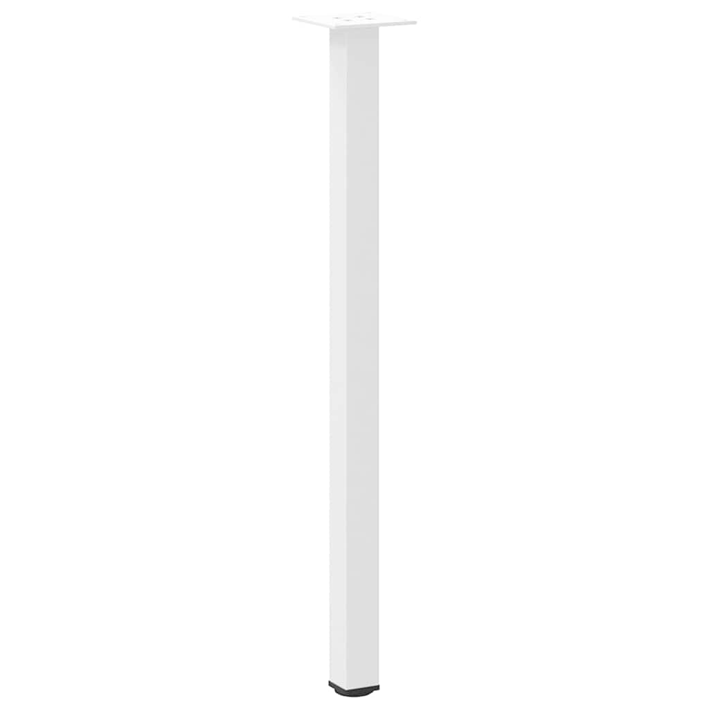 vidaXL Nogi do stołu konsolowego 4 szt. Białe 72-74 cm Stalowe
