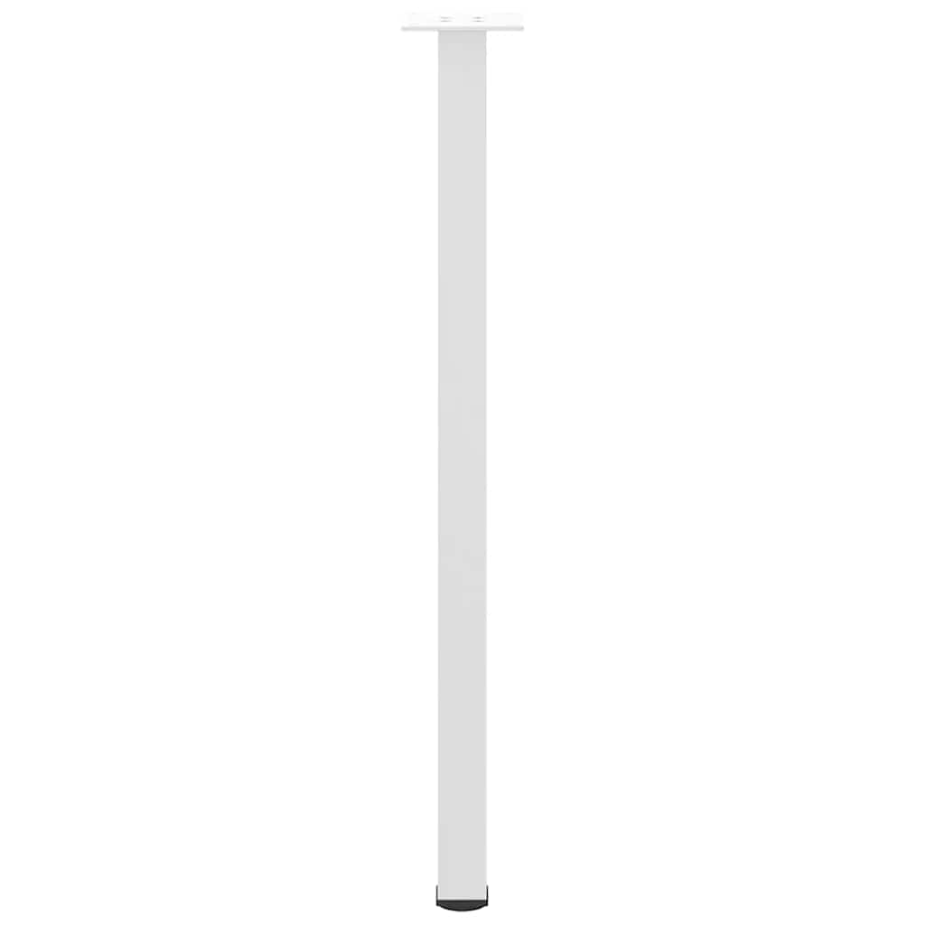 vidaXL Nogi do stołu konsolowego 4 szt. Białe 72-74 cm Stalowe