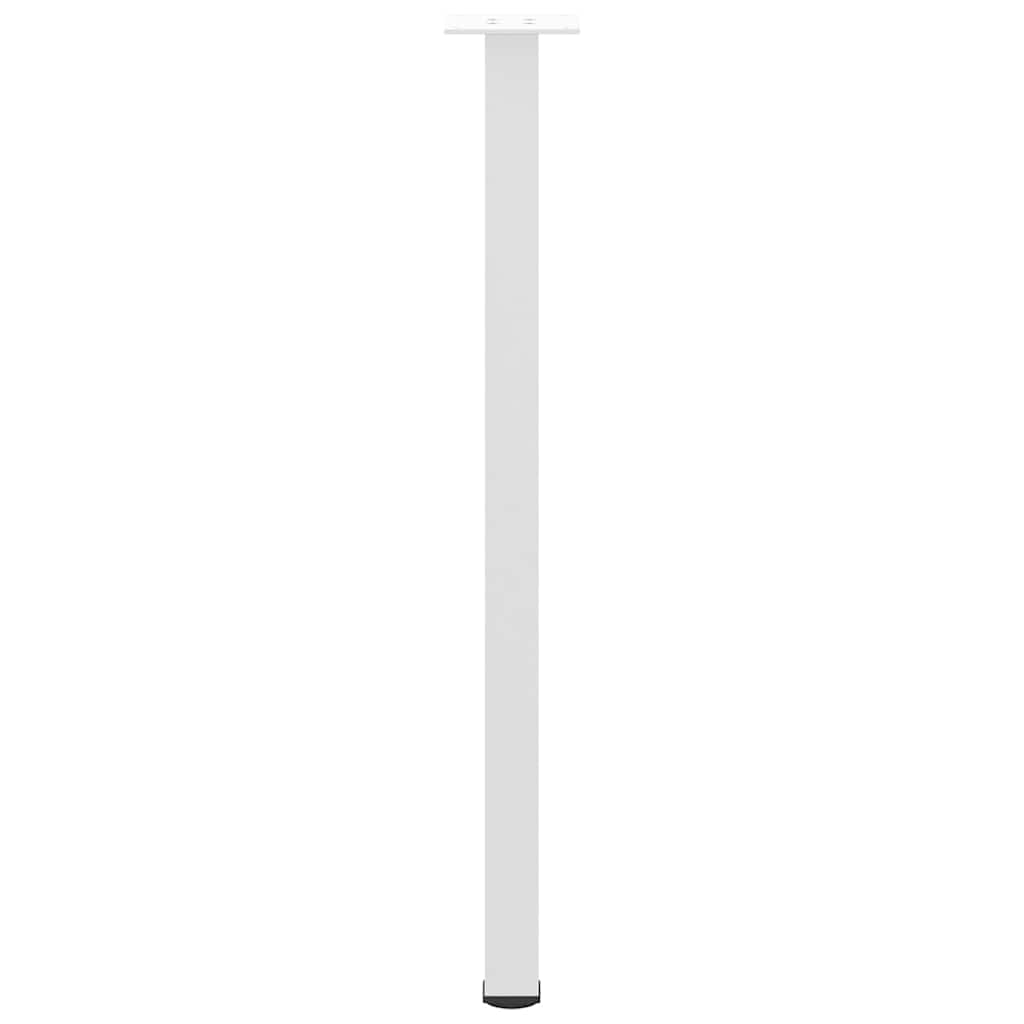 vidaXL Nogi do stołu konsolowego 4 szt. Białe 72-74 cm Stalowe