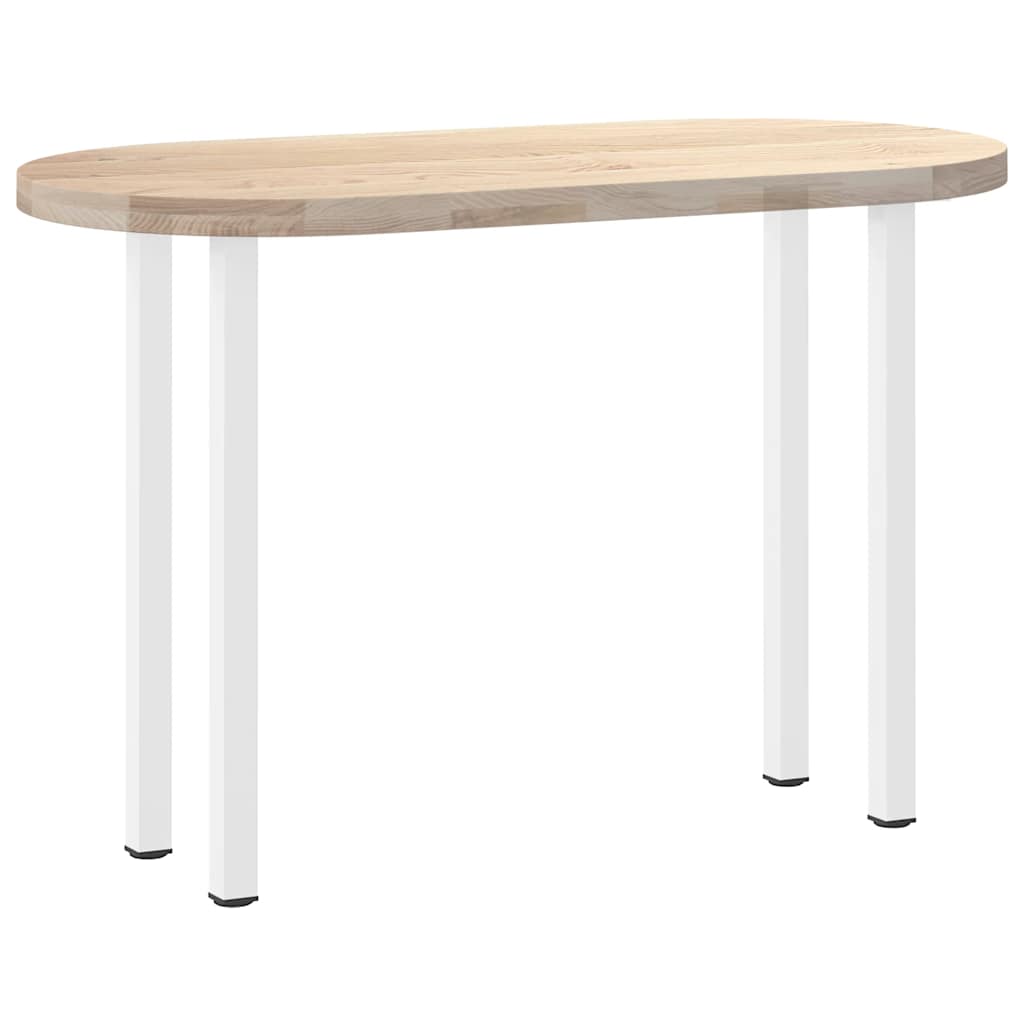vidaXL Nogi do stołu konsolowego 4 szt. Białe 72-74 cm Stalowe