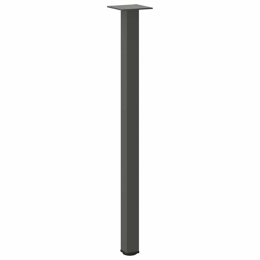 vidaXL Nogi do stołu konsolowego 4 szt. Antracyt 72-74 cm Stal