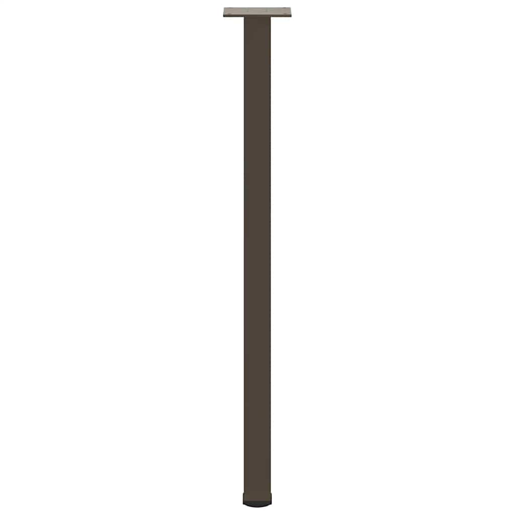 vidaXL Nogi do stołu konsolowego 4 szt. Naturalna stal 72-74 cm Stal