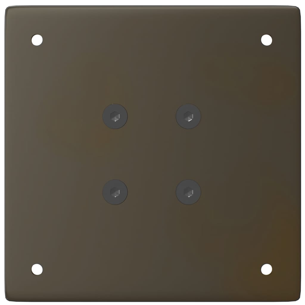 vidaXL Nogi do stołu konsolowego 4 szt. Naturalna stal 72-74 cm Stal
