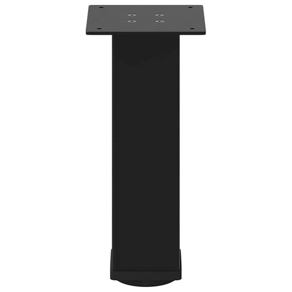 vidaXL Nogi do stolika kawowego 4 szt. Czarne 30-32 cm Stalowe