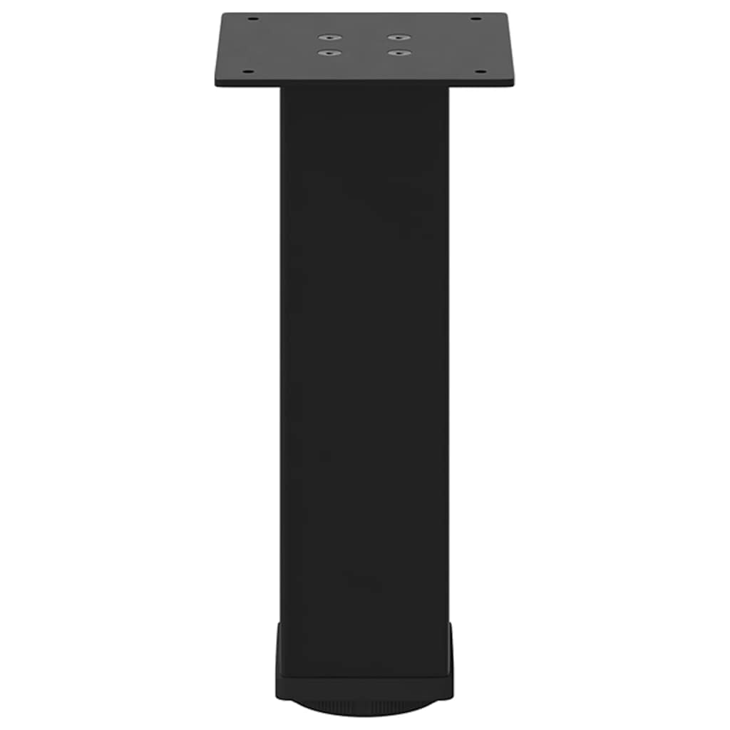 vidaXL Nogi do stolika kawowego 4 szt. Czarne 30-32 cm Stalowe