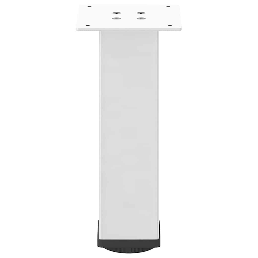 vidaXL Nogi do stolika kawowego 4 szt. Białe 30-32 cm Stal