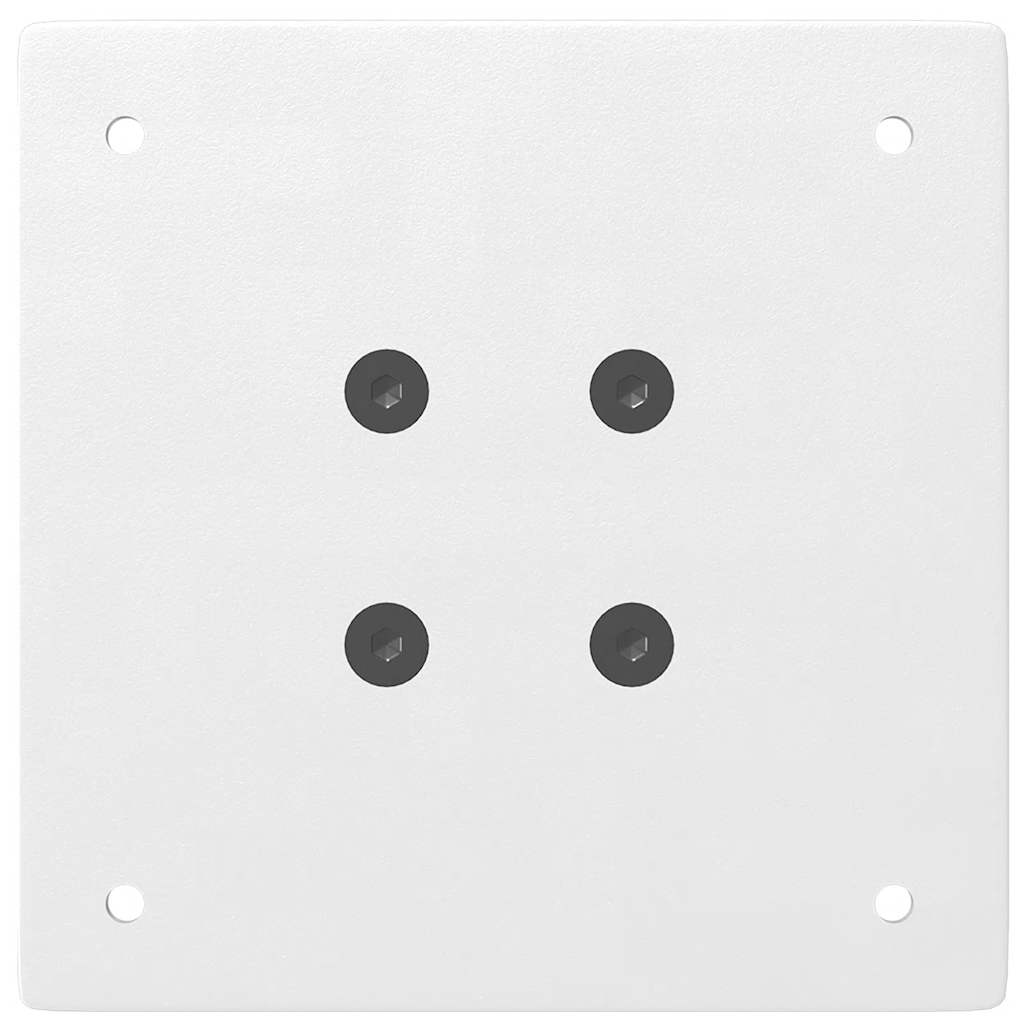 vidaXL Nogi do stolika kawowego 4 szt. Białe 30-32 cm Stal