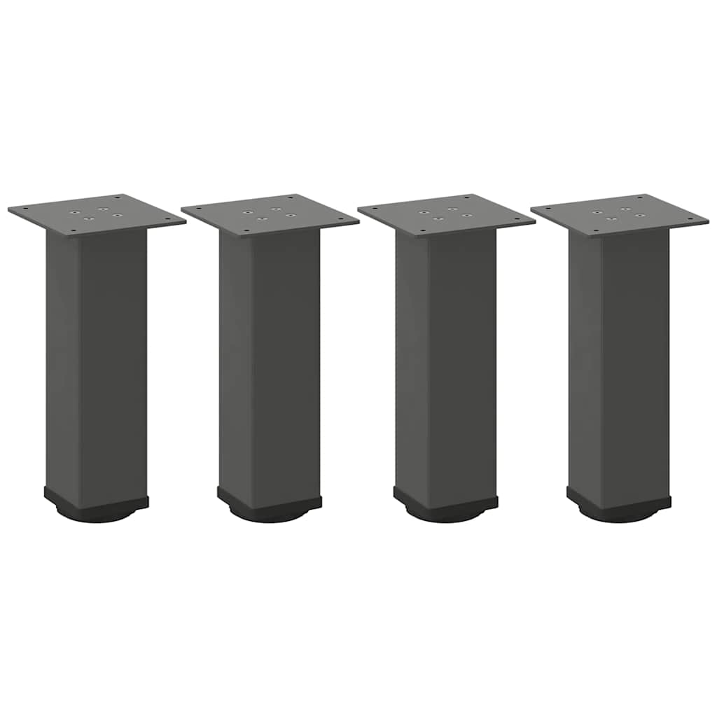 vidaXL Nogi do stolika kawowego 4 szt. Antracyt 30-32 cm Stal