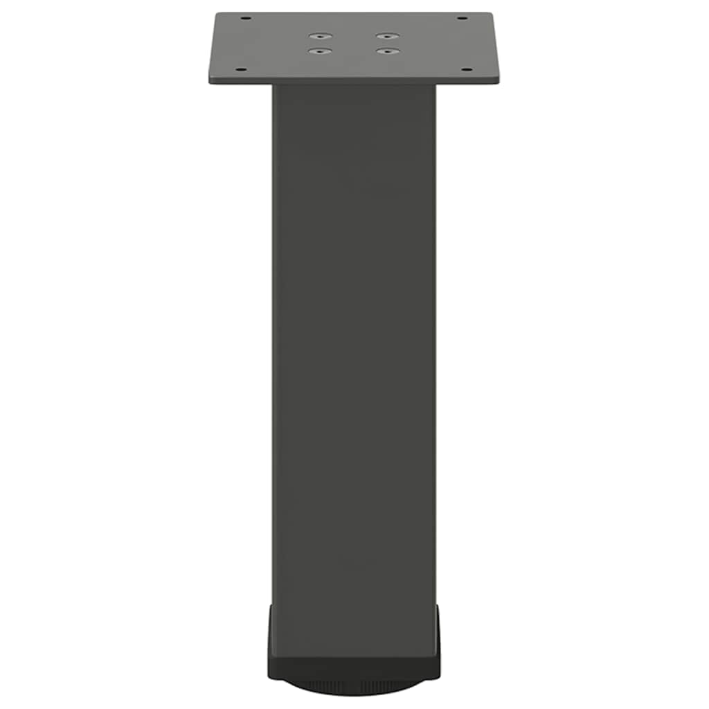 vidaXL Nogi do stolika kawowego 4 szt. Antracyt 30-32 cm Stal